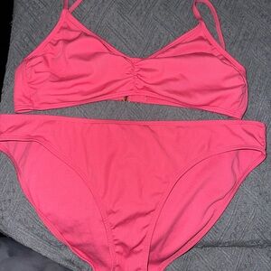 Shade & Shore Vibrant Pink Bikini Set
